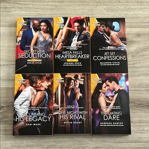 6 NWT Harlequin Desire Paperback Romance Novels